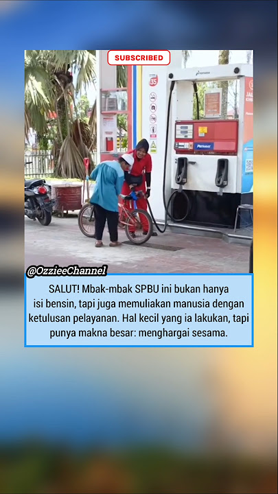 Salut! Mbak SPBU Ini Ajarkan Cara Memuliakan Sesama #shortvideo #respect #spbu #viralvideo #fyp