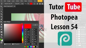 Photopea - Lesson 54 - Bevel and Emboss