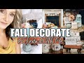 FALL DECORATE AND CLEAN WITH ME| OUR OLD HOUSE+THE NEW HOUSE | FALL DECOR+ CLEANING MOTIVATION