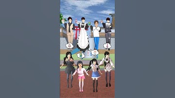 Coax girlfriend #sakuraschoolsimulator #sakura #funny #animation #sss