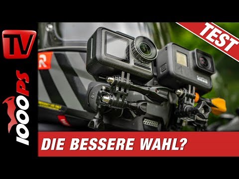 DJI Osmo Action vs. GoPro Hero7 Black - Vergleich am Motorrad DJI Osmo Action vs. GoPro Hero7 Black - Vergleich am Motorrad