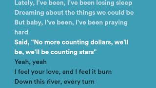 OneRepublic - Counting Stars (Lyrics)