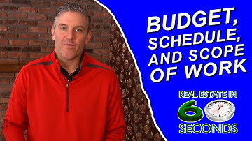 Creating a Budget, Schedule, and Scope of Work
