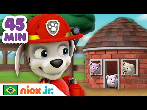 Patrulha Canina | A Patrulha Canina Protege os Habitats dos Animais por 45 Minutos! | Nick Jr.