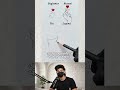 Finger Heart Drawing Challenge 🫶😱 Itna Cute Kaise?! #shorts