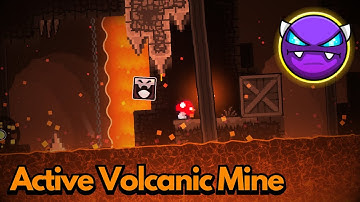 "Active Volcanic Mine" by Demro5479 [One coin] (Platformer Demon) | Geometry Dash 2.2