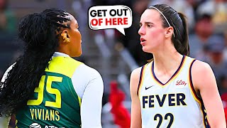 CAITLIN CLARK Argues With Victoria Vivians and the WNBA is Heating Up