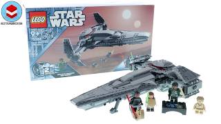 LEGO Star Wars 75383 Darth Maul's Sith Infiltrator Speed Build Review