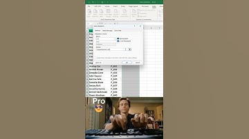 Data validation in excel 😱 #excel #office #spreadsheet
