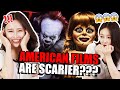 Japanese Girl Reacting to Famous American Horror Movies