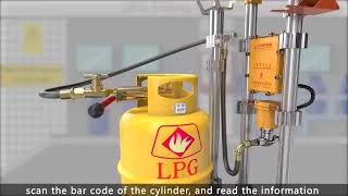Interlocking lpg cylinder filling scale machine(vickie@czxkdz.com)