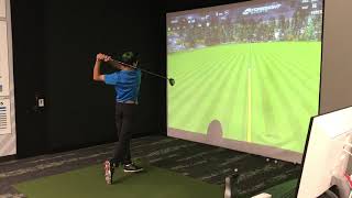 Celebrity 256 Yards SIM Max 3 Wood at Hal Sutton Golf Academy Wealth