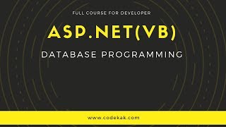 ASP NET Visual Basic Database Programming Full Course in 40 Minute
