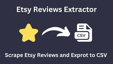 How to scrape Etsy product and shop reviews with one click in 2025