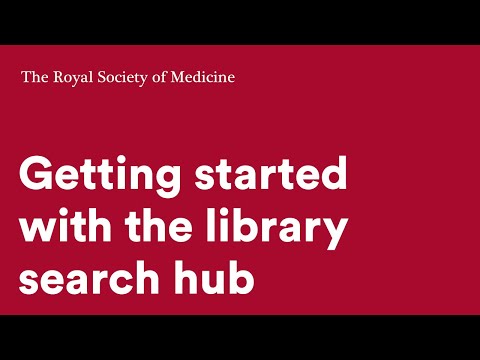 RSM Library: Getting started with the library search hub