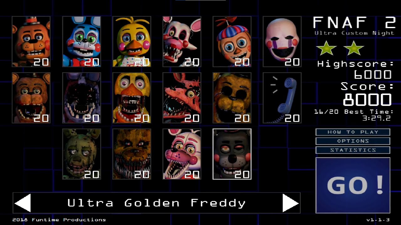 Ultra Custom Night 2 second puzzle of the; D - online puzzle