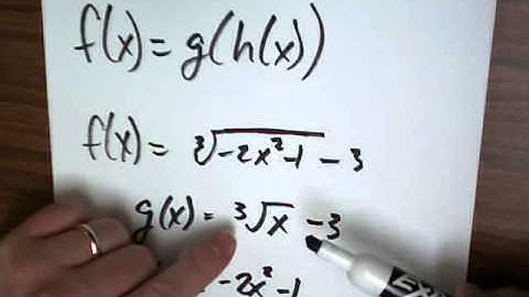 MAT 150 Working with Composition Functions