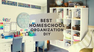 Homeschool Room Tour and Organization 2020 have fun during lockdown