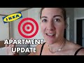 What I Furnished our apartment with from Target and IKEA + Clean with Me!