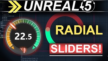 Unreal-5 Menu UI:  RADIAL-SLIDERS Explained (60 SECONDS!!)