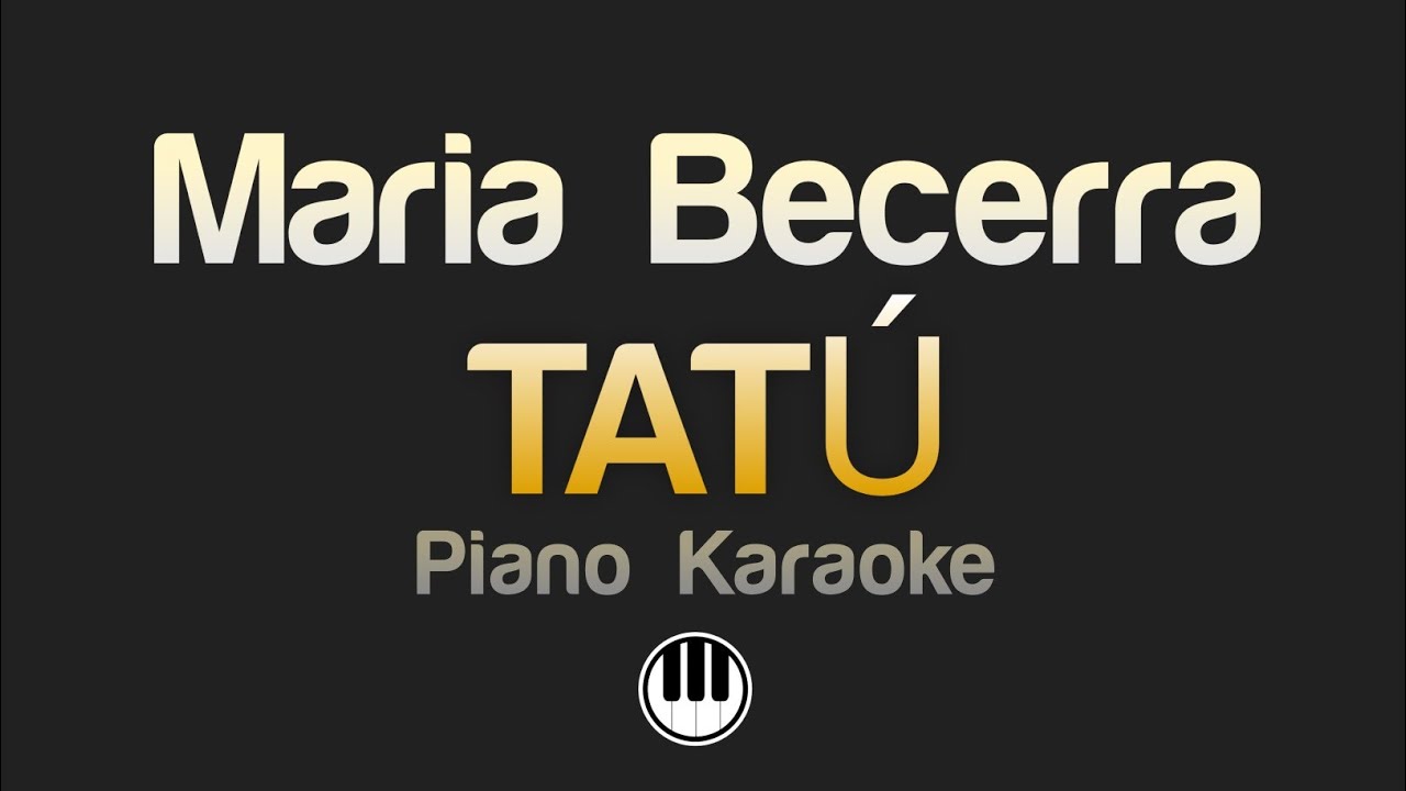 Maria Becerra - TATÚ (Karaoke)