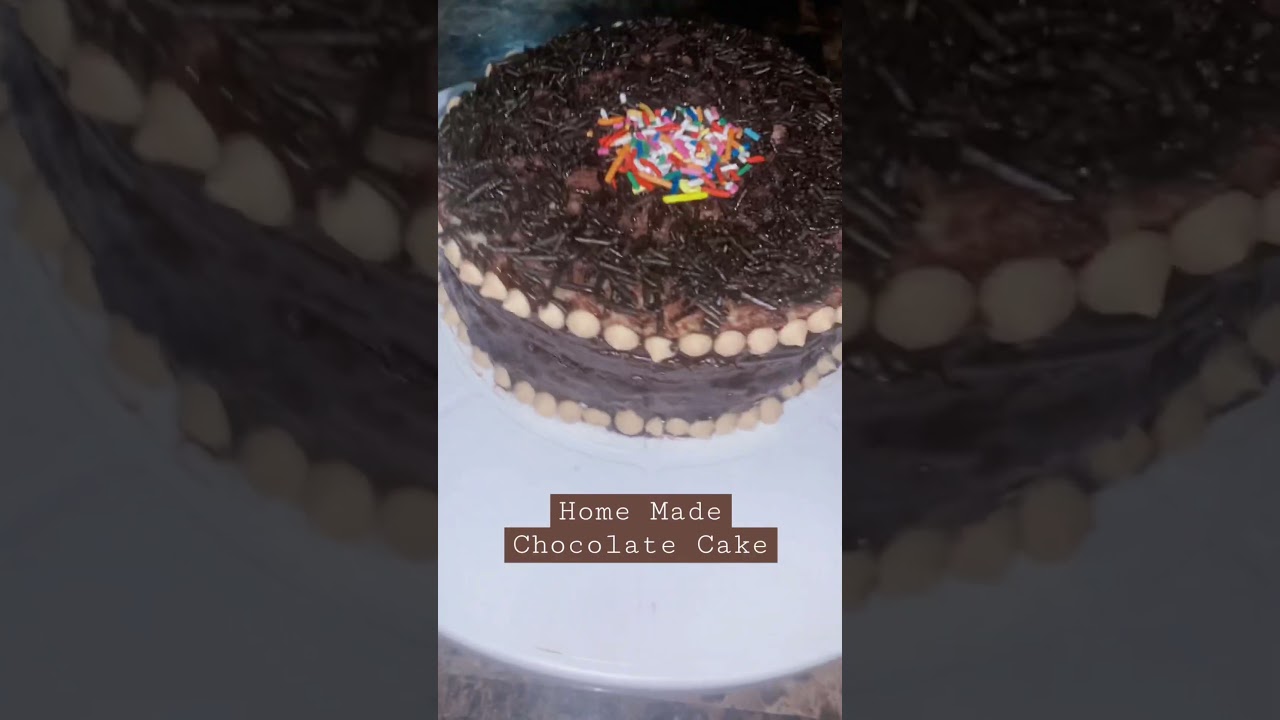 Homemade Chocolate Cake (First Try) 