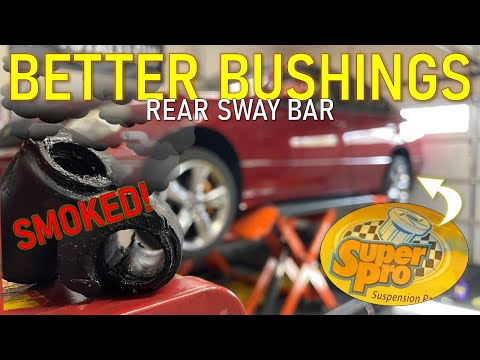 SuperPro Rear Sway Bar Bushings! The $30 mod you should do! (includes under-car cam!)