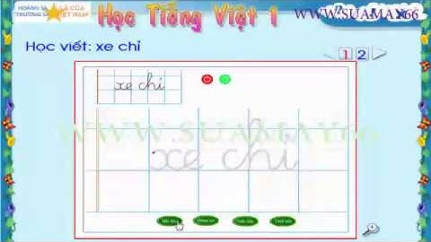 Ôn tập, Học vần Tiếng Việt lớp 1,  thuan mai, tập viết