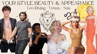 leo rising, sun & venus  👑🦁♌| your style, beauty & appearance | men vs women