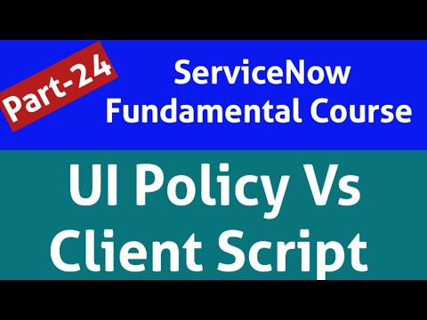 UI Policy Vs