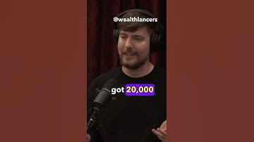 How #mrbeast got 20000 views on his first YouTube video? #joeroganexperience #joerogan