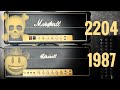 Marshall Gain Comparison - 2204 vs 1987