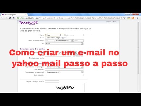 Como criar um email no Yahoo: passo a passo