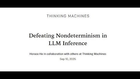 Defeating LLM Nondeterminism  The Hidden Cause of Inconsistent  2