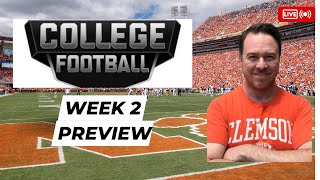 College Football Week 2 Preview