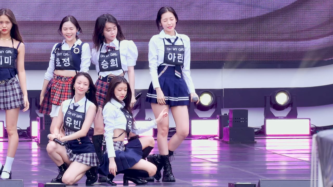 220808 아린 ARIN 오마이걸 OHMYGIRL 'Real Love' 리허설 4K 60P 직캠 @울산 음악중심 by DaftTaengk