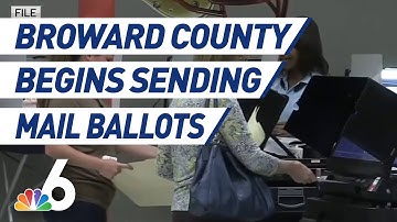 Broward County Begins Sending Mail Ballots