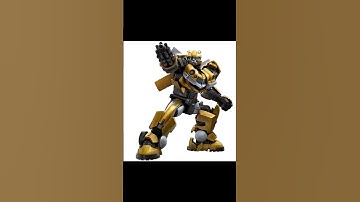 Transformers Classic Class Rise of the Beasts EX Elite Gold Plated Bumblebee Blokees Model Kit