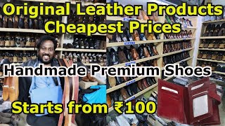Handmade Premium Shoes | Original Leather Products Cheapest Prices  Starts from ₹100