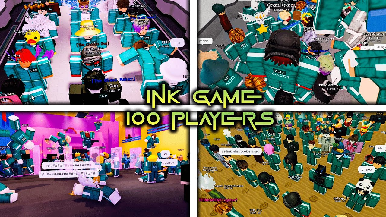 Ink Game: 100 Players [Full Gameplay] | Roblox Showcase - YouTube
