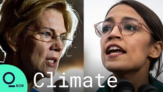 Elizabeth Warren and AOC Lay Down Climate Challenge to Biden