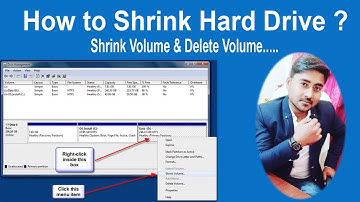 How to Shrink Volume in windows 10 | how to unshrink Volume Computer | Delete Volume in computer