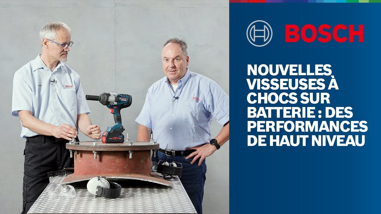 La nouvelle boulonneuse à chocs sans fil Bosch GDS 18V-450 HC