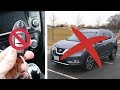 What happens when you drive the Nissan Rogue without the key fob?  // 100 rental cars