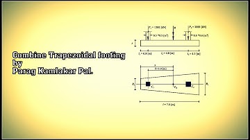Design of trapezoidal combine footing