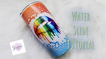 Water Slide Tumbler Tutorial | Hayes Paper Co | How to Apply Water Slide Decals