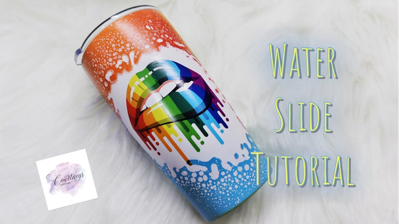 Make Amazing Waterslide Decals for Tumblers, Mugs, and Glasses