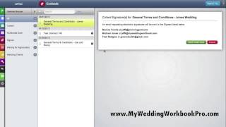 Contracts and E-Signature Tools - My Wedding Workbook Pro