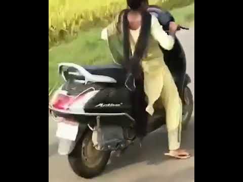 Girls Funny Accident Next Level First Time Ride A Scooter Youtube Shorts Shorts