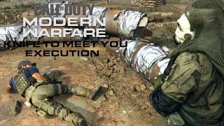 Knife to Meet You - Krueger Execution | Modern Warfare